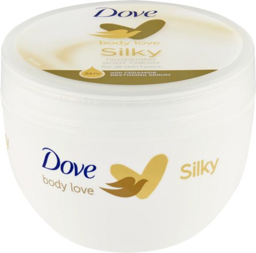 Dove Silky t�lov� kr�m 300 ml Dove Silky t�lov� kr�m 300 ml